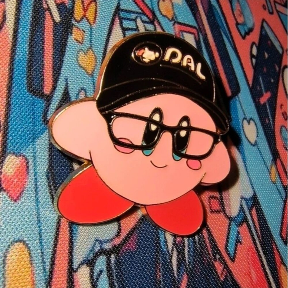Cute kirby video game Nintendo enamel pin